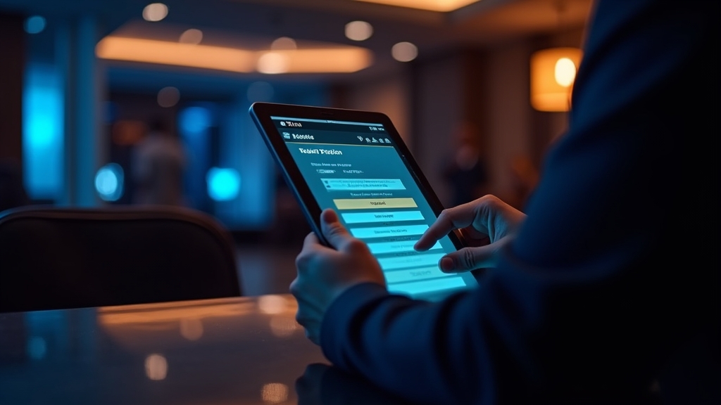 Speler vult een registratieformulier in bij een donker verlichte casino-interface.