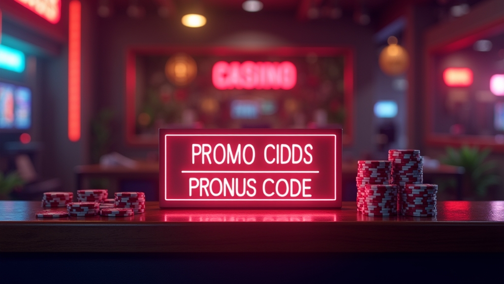 Registratiescherm met promotiecode en bonuschips in casino